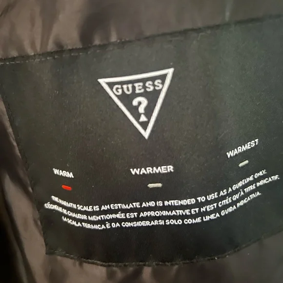 GUESS Black Puffer Jacket - Picture 7 of 7